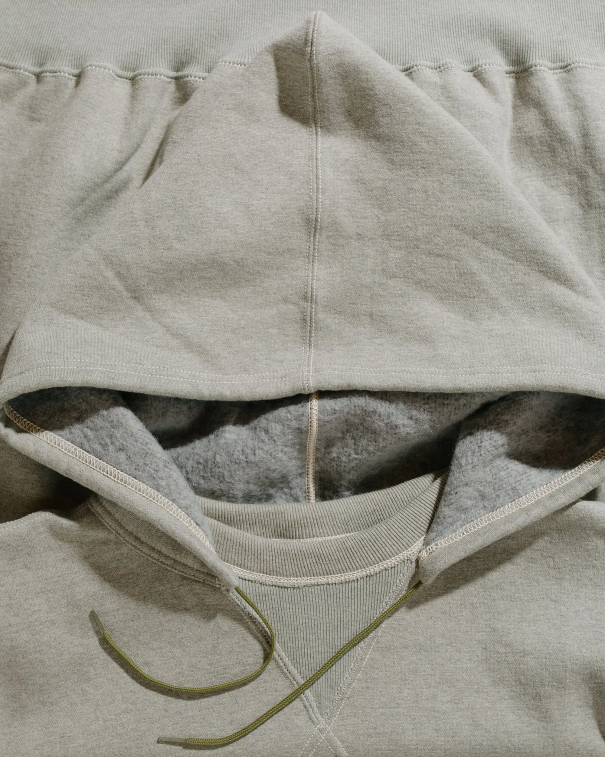 Warehouse Lot. JG-CS21 Back-Panel Afterhood Green Heather Winter Layers