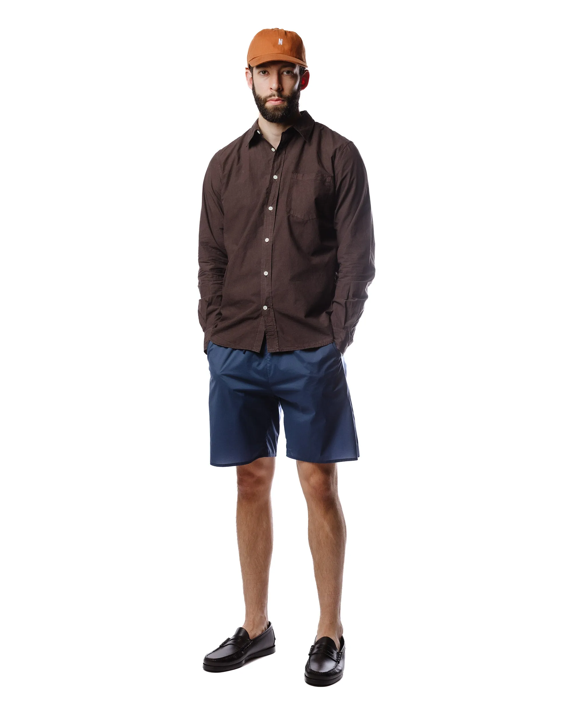 Norse Projects Osvald Tencel Espresso Winter Layering