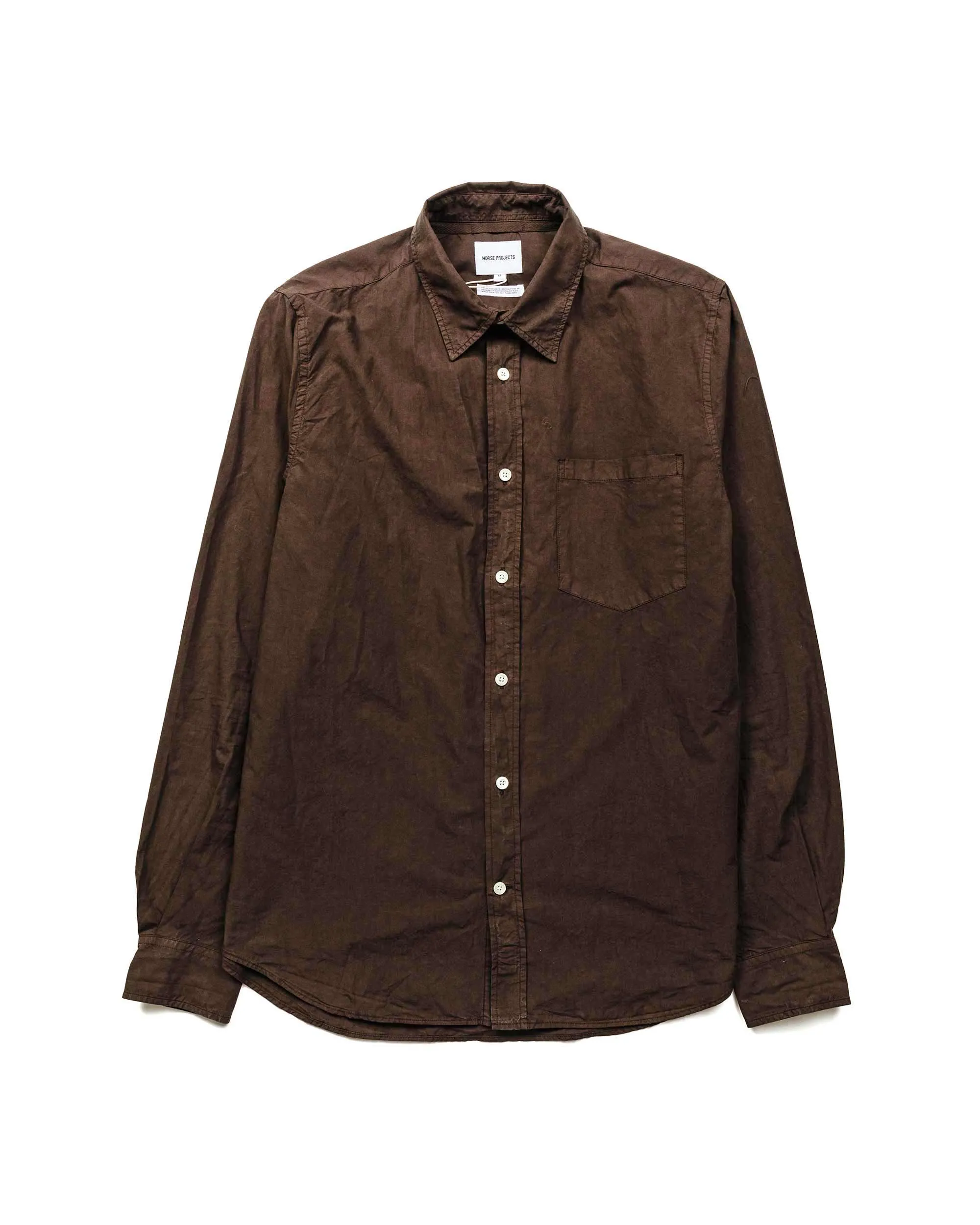 Norse Projects Osvald Tencel Espresso No Slip Shoulder Grip