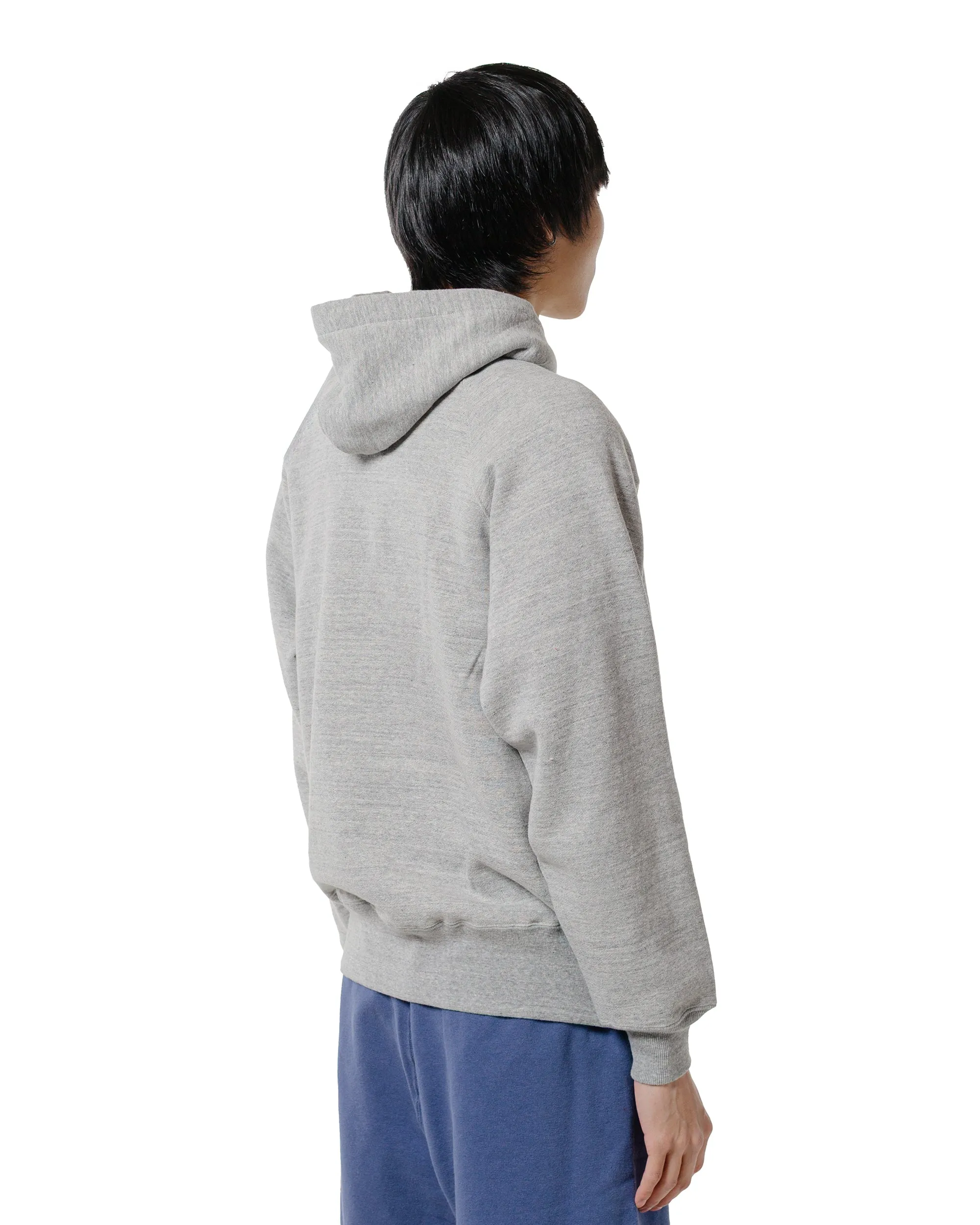 Trend Focus windproof The Real McCoy??s MC24118 9 Oz. Loopwheel Raglan Hooded Sweatshirt Gray