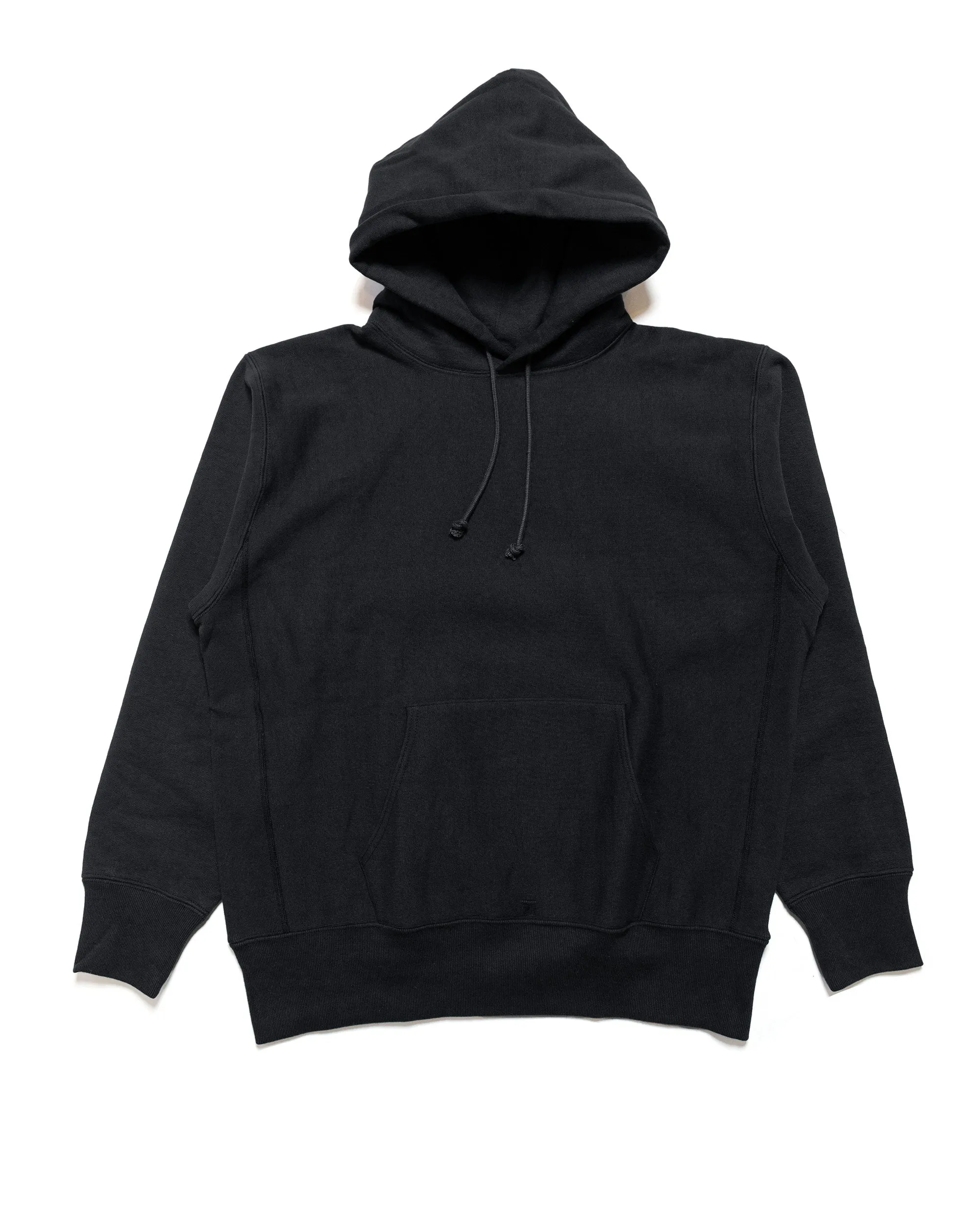 Cool Essentials Smart Fashion The Real McCoy's MC20113 Heavyweight Hooded Sweatshirt Black