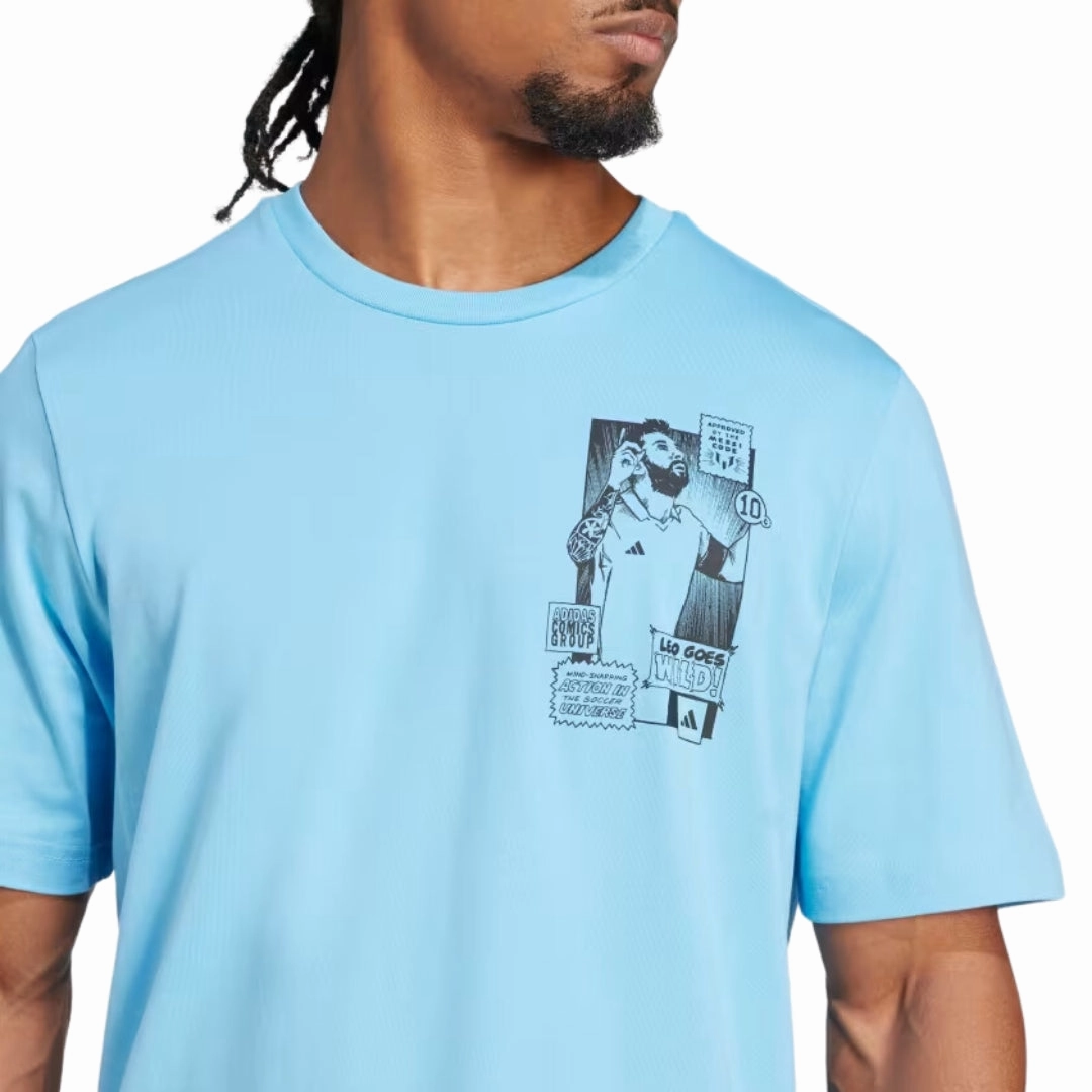 Messi Icon Graphic T-Shirt print design