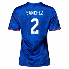 Walk Friendly Multipurpose Sports Gear Nike Womens United States Ashley Sanchez 4 Star Away Jersey 23/24 w/ 2019 World Cup Champion Patch (Hyper Royal/Loyal Blue)