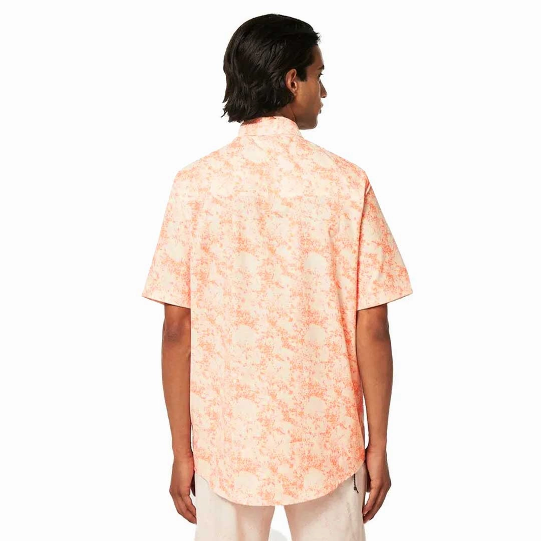 Relaxed Silhouette Anti Static Finish Oakley - Men's Sand Camo Woven Short Sleeve Shirt (FOA404369 9SD)