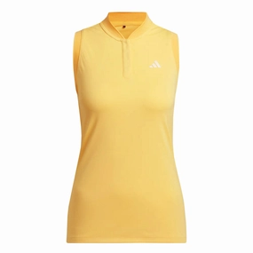 adidas - Women's Ultimate365 Tour HEAT.RDY Sleeveless Polo (IP4175) Flattering Drop Shoulder
