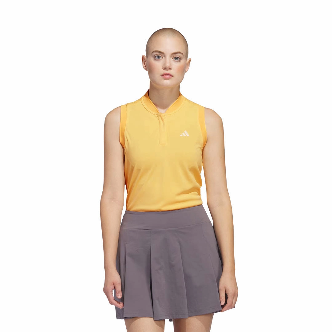 adidas - Women's Ultimate365 Tour HEAT.RDY Sleeveless Polo (IP4175) Multi Directional Flex anti static coating