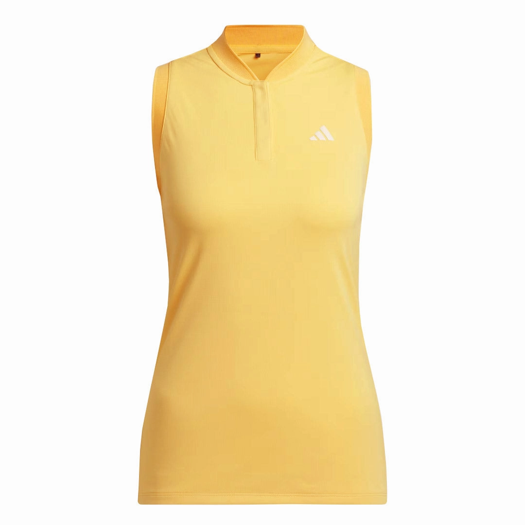 adidas - Women's Ultimate365 Tour HEAT.RDY Sleeveless Polo (IP4175) Flattering Drop Shoulder