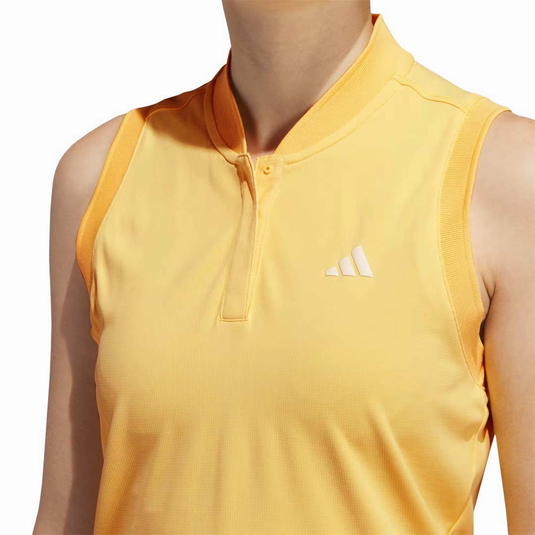 Everyday Wear No Slip Grip Finish adidas - Women's Ultimate365 Tour HEAT.RDY Sleeveless Polo (IP4175)