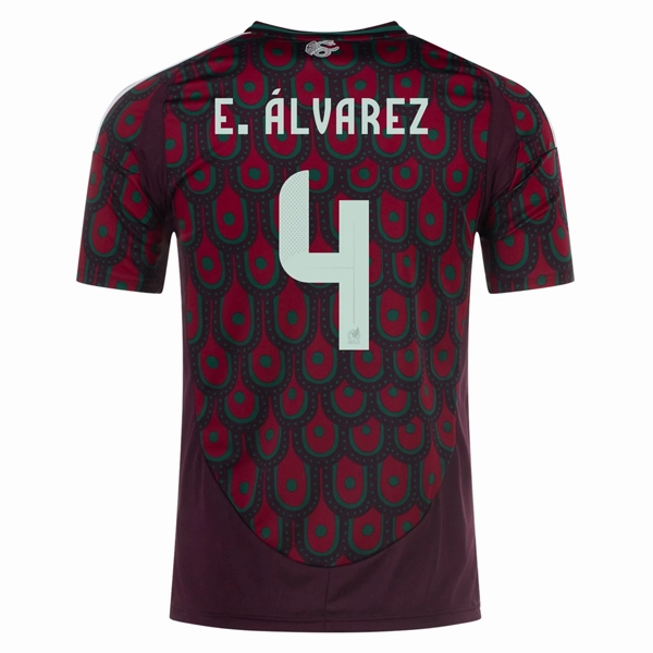 Tear Resistant Construction Adidas Mens Mexico Edson ??lvarez Home Jersey 24/25 (Multicolor)