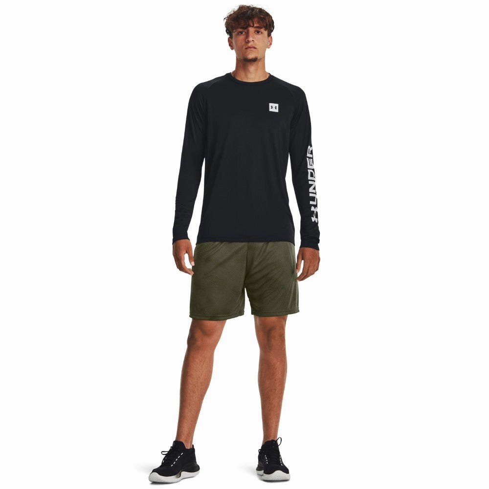 UA Tech? Print Fill Long Sleeve T-shirt Comfortable Shape SunProtectionFabric
