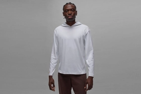 Jordan "Pullover Golf Hoodie" M - White Athletic Collar Style Balanced Fit