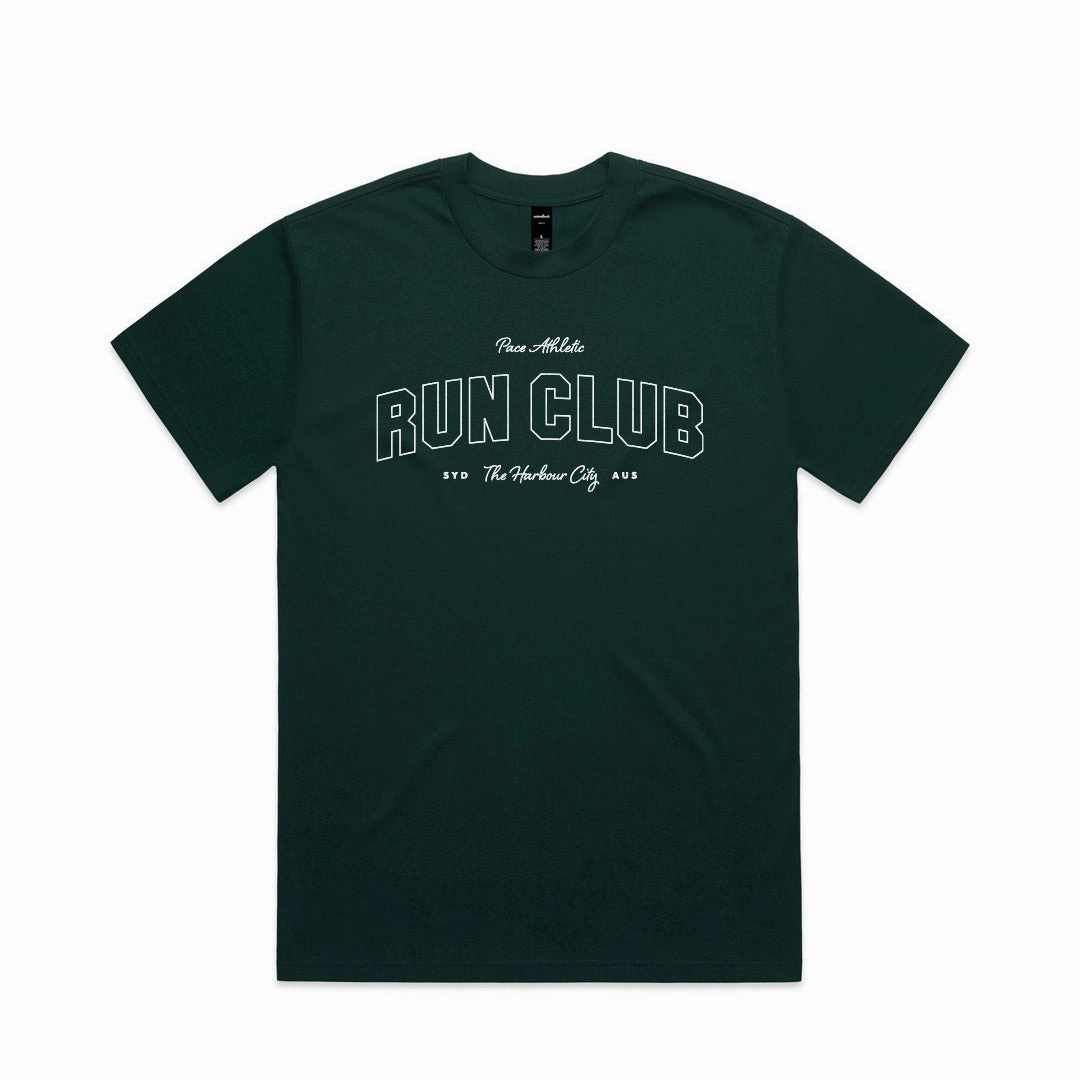 Mens Pace Athletic Run Club Tee Durable Knit Structure Casual Day Wear