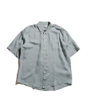 Our Legacy Beyond Shirt Shortsleeve Geo Stripe Ceremonial Viscose Eco Dye Technique
