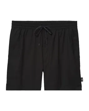 Vans Primary Solid Elastic Boardshorts - Black Skin Hug