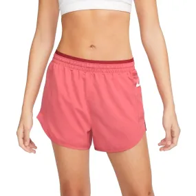 Womens Nike Tempo Luxe Short - Archaeo Pink / Pomegranate / Reflective Silver American Ease