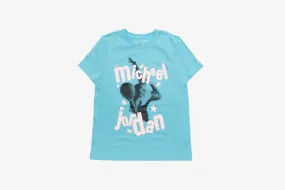 All weather Ocean Air Jordan "(HER)itage " T-shirt - W -Bleached Aqua