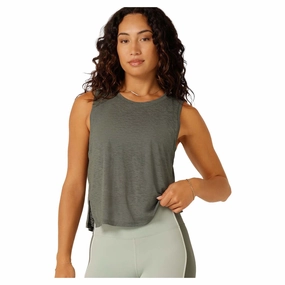 Women's Finish Line Active Tank irregular wear Thermo Regulating Fabric