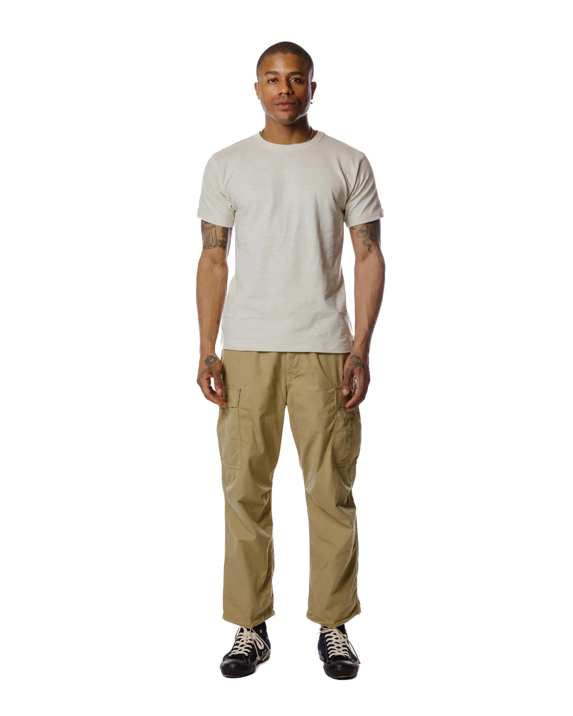 Warehouse Lot. JG-CS06 Standard T-Shirt Off White polo neck Soft and Stylish