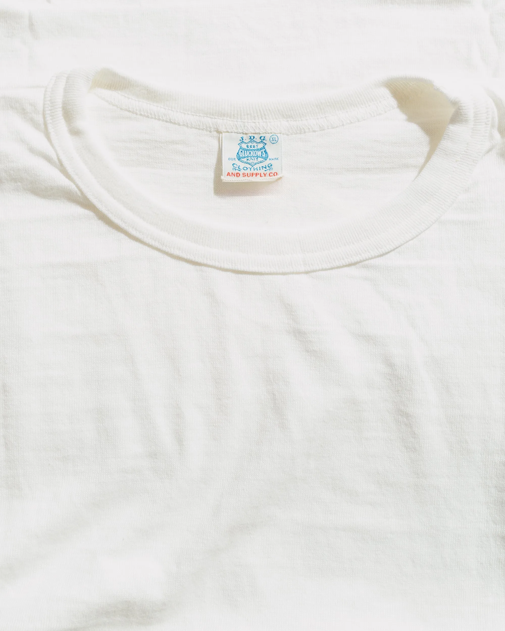 Simple Wear Warehouse Lot. JG-CS06 Standard T-Shirt Off White
