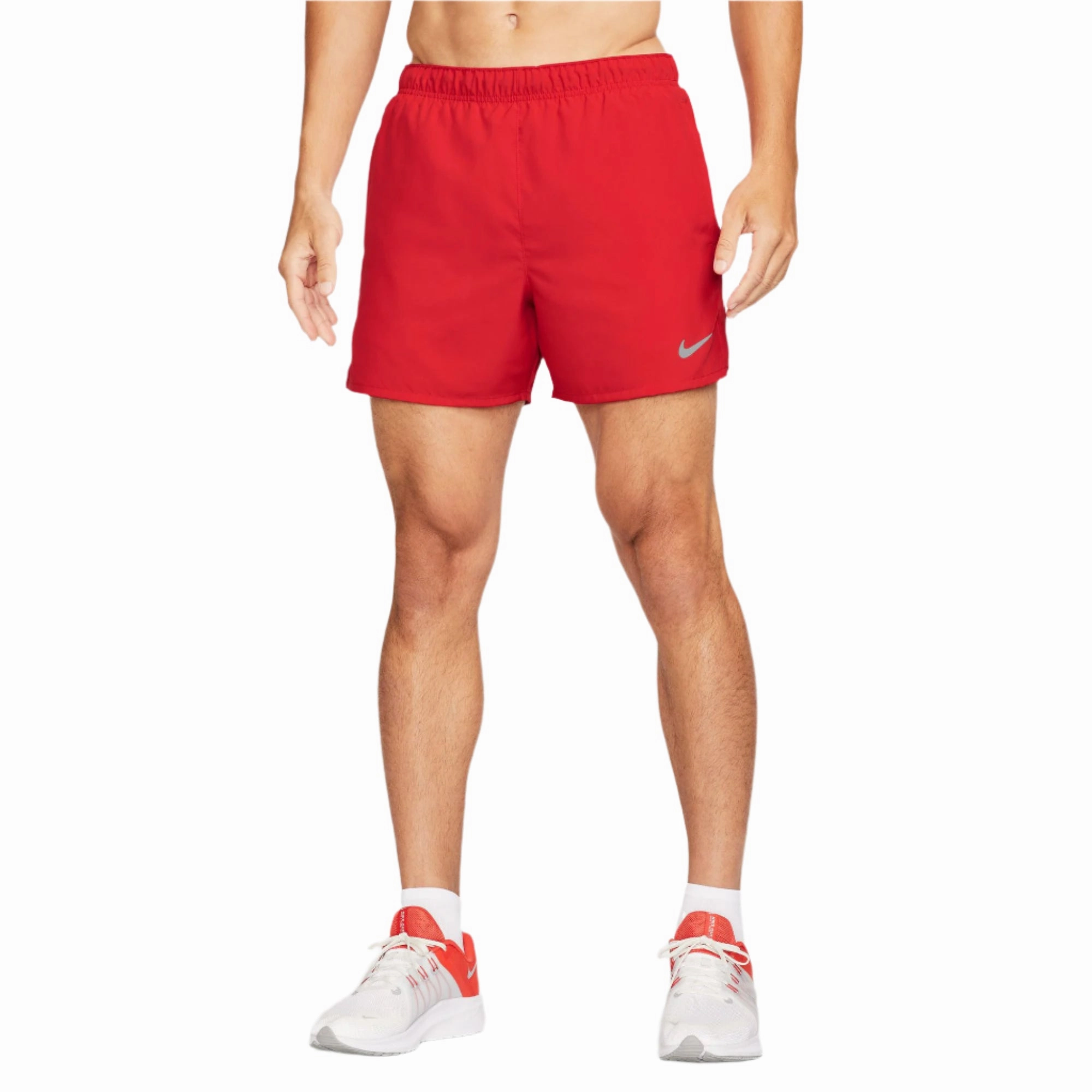 Men's Challenger 5 Inch Brief-Lined Running Shorts Low Profile Zipper WaterResistantFinish