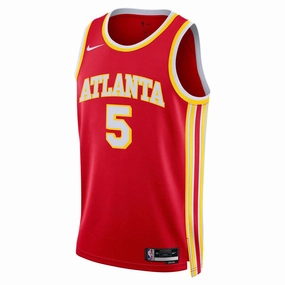 Men's Atlanta Hawks Icon Edition 2022/23 Dyson Daniels Swingman Jersey Reinforced Hemline