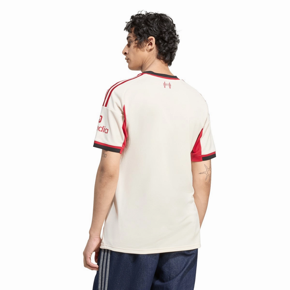 Men's Liverpool FC 2025/26 Away Soccer Jersey Compression Fit Engineering Laser Cut Vents