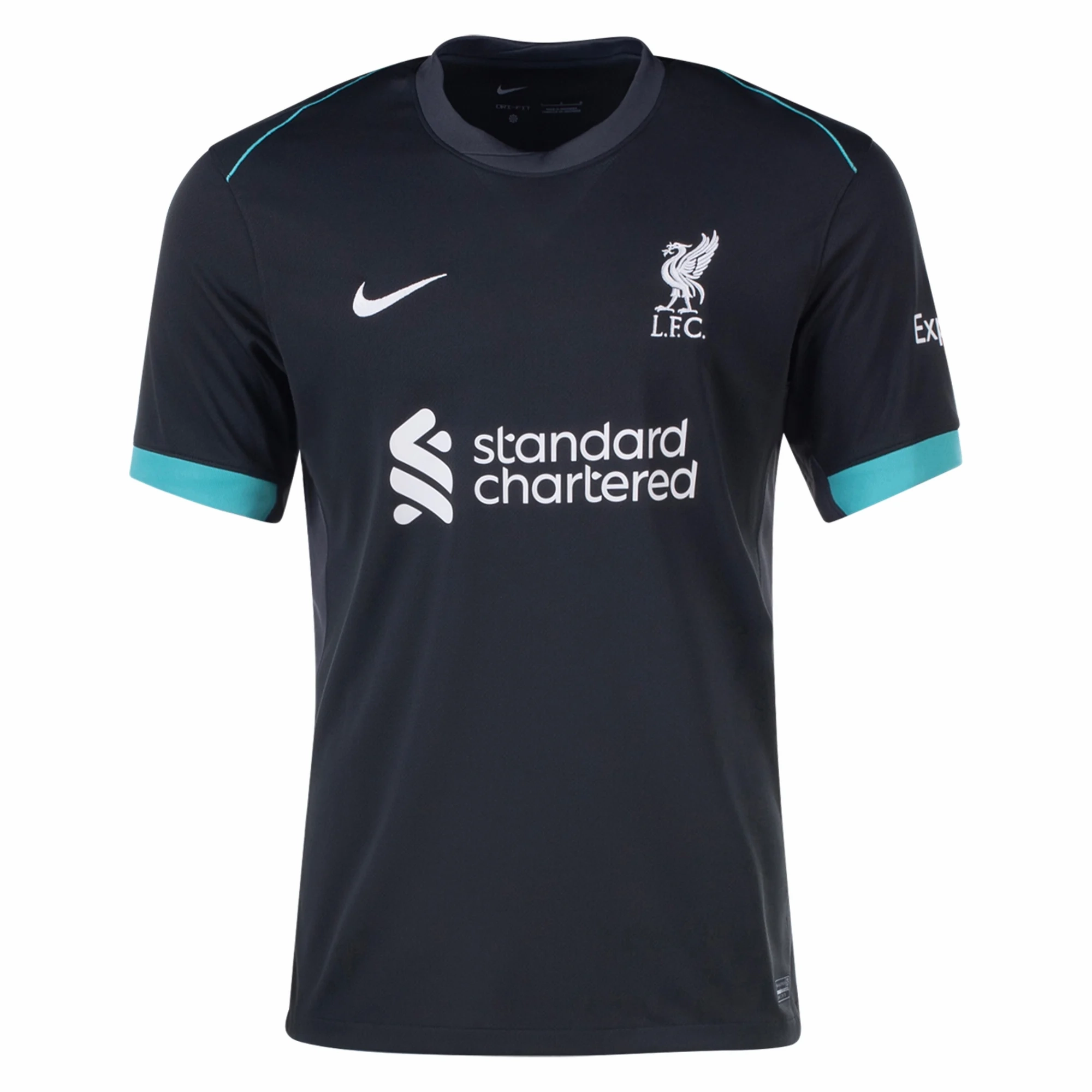 Comfort Focused Reinforced Shoulders Nike Liverpool Away Jersey 24/25 (Night Forest/Washed Teal)