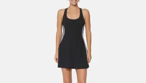 Cozy Dress Spiritual Gangster "It's A Vibe Active Dress" W - Black / Multicolor