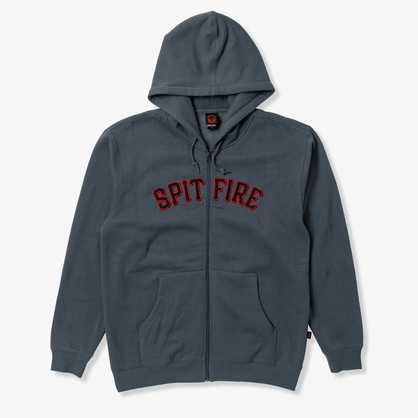 Spitball Zip up Hoodie (Charcoal) Layer Active