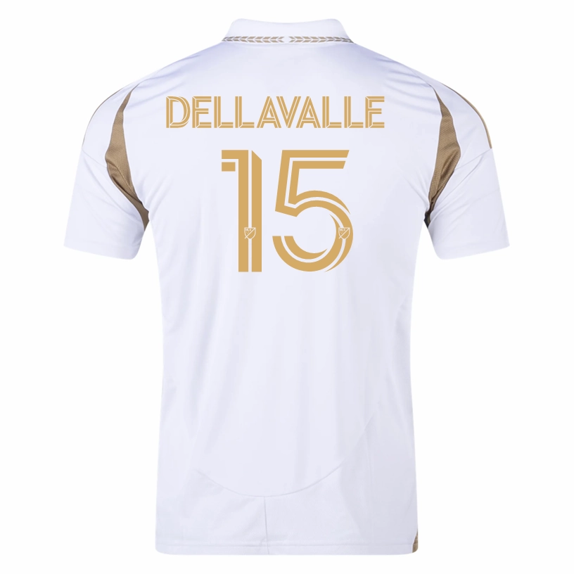 Layer Base Temperature Regulating Fiber adidas Lorenzo Dellavalle LAFC Away Jersey 25/26 (White/Gold)