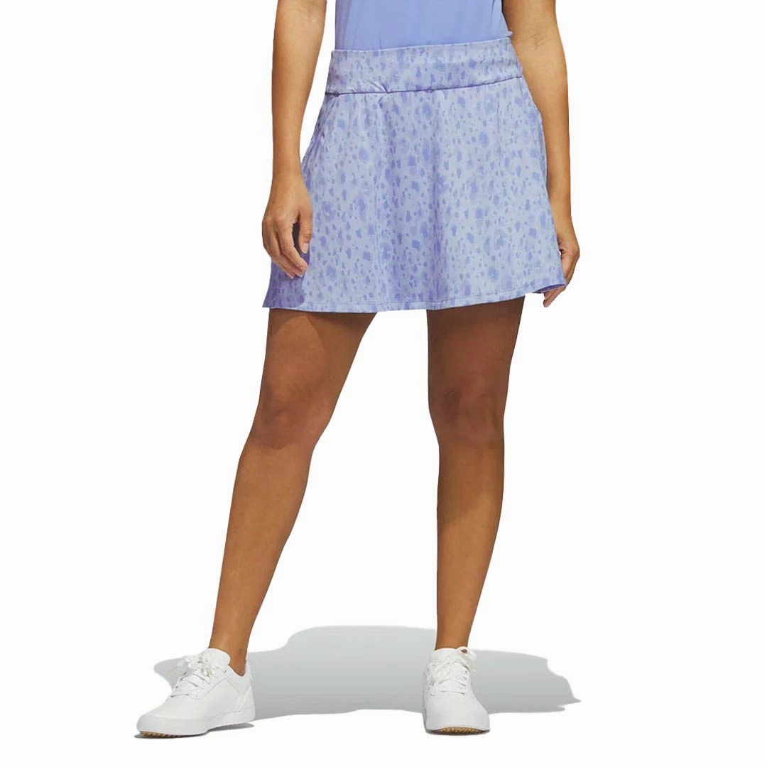 adidas - Women's Printed 16 Inch Skort (HT1278) Friction Free Seams Outdoor Training