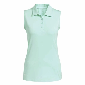 Streetwear Style Recycled Polyester Blend adidas - Women's Ultimate365 Solid Sleeveless Polo (IA3507)