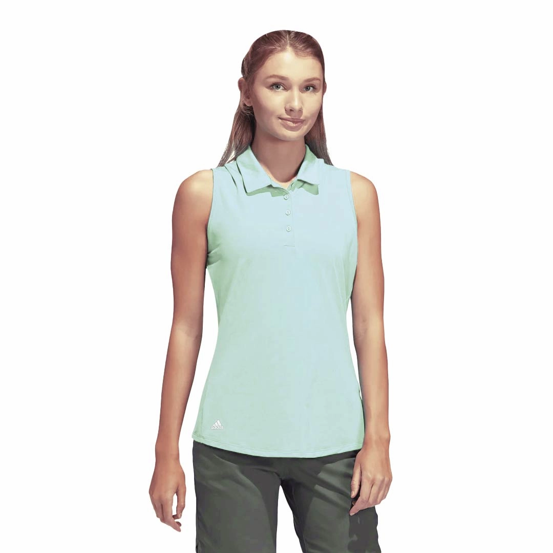 Smooth Zone Paneling adidas - Women's Ultimate365 Solid Sleeveless Polo (IA3507)