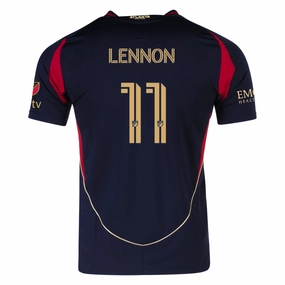 adidas Brooks Lennon Atlanta United Authentic Home Jersey w/ MLS Patches 25/26 (Red/Black) Endurance Fit Low Impact Manufacturing