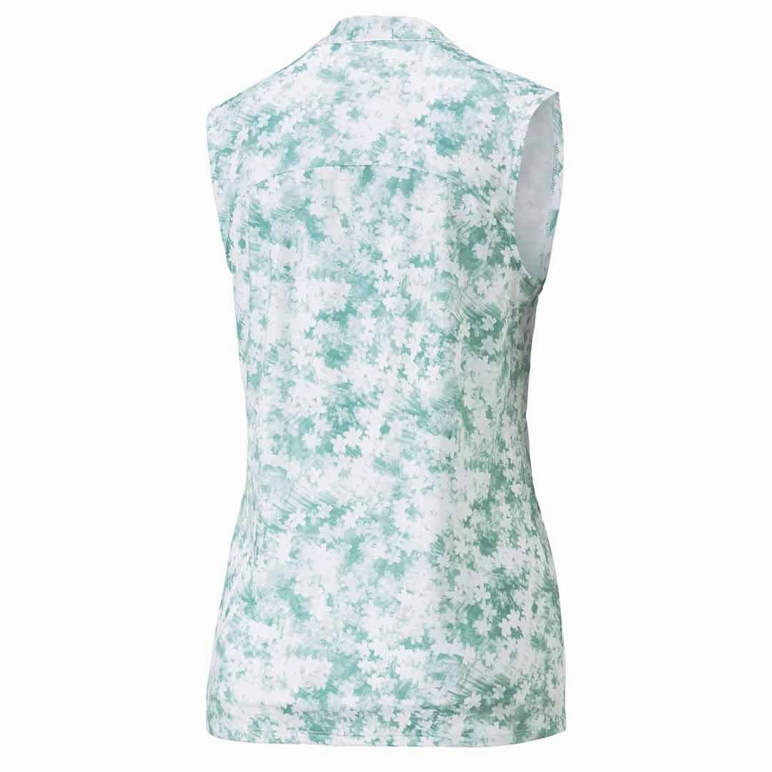 Puma - Women's MATTR Stillwater Sleeveless Polo (537491 02) Ergonomic Articulated Sleeve