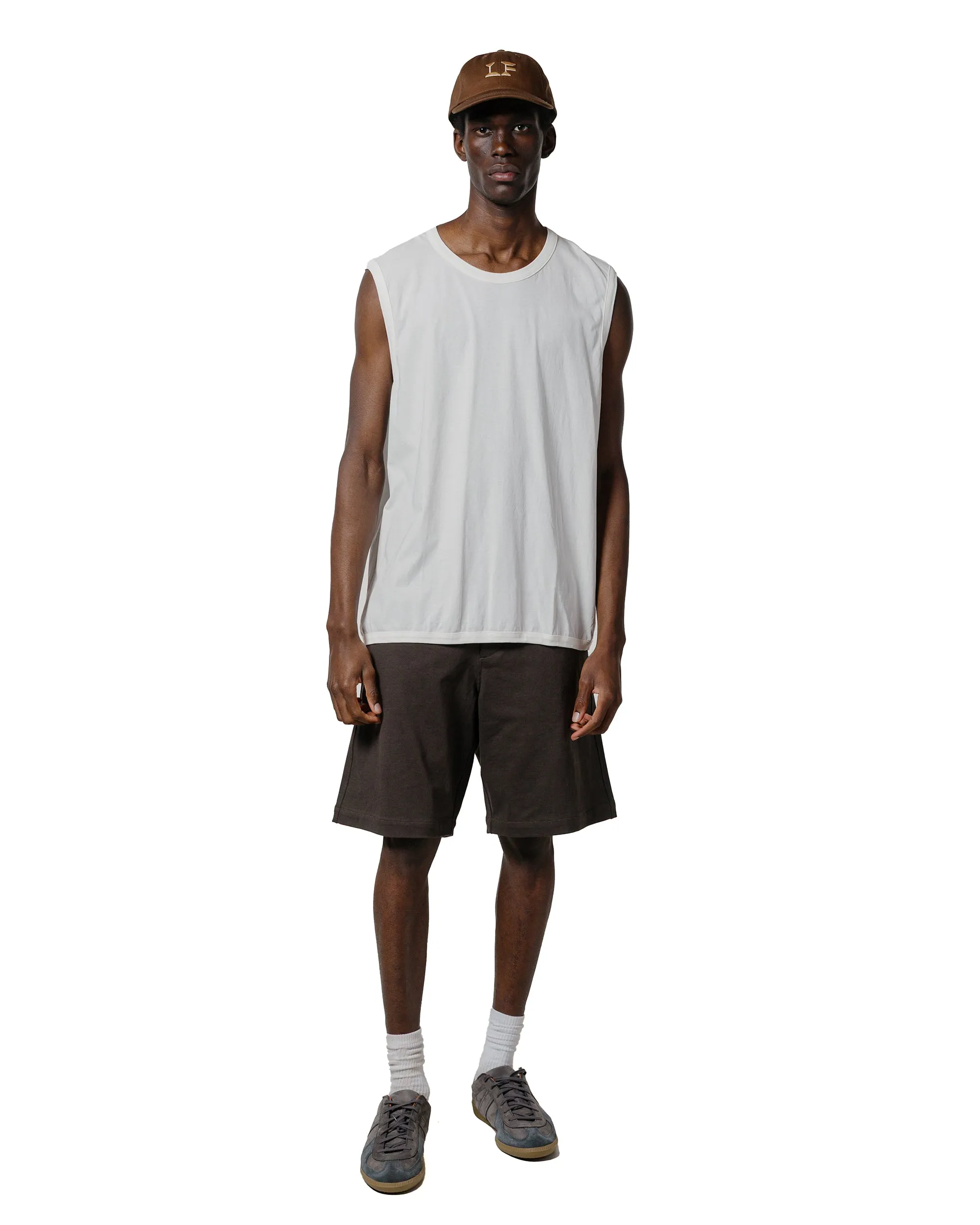 Lady White Co. Sleeveless T-Shirt White Relaxed Style soft look
