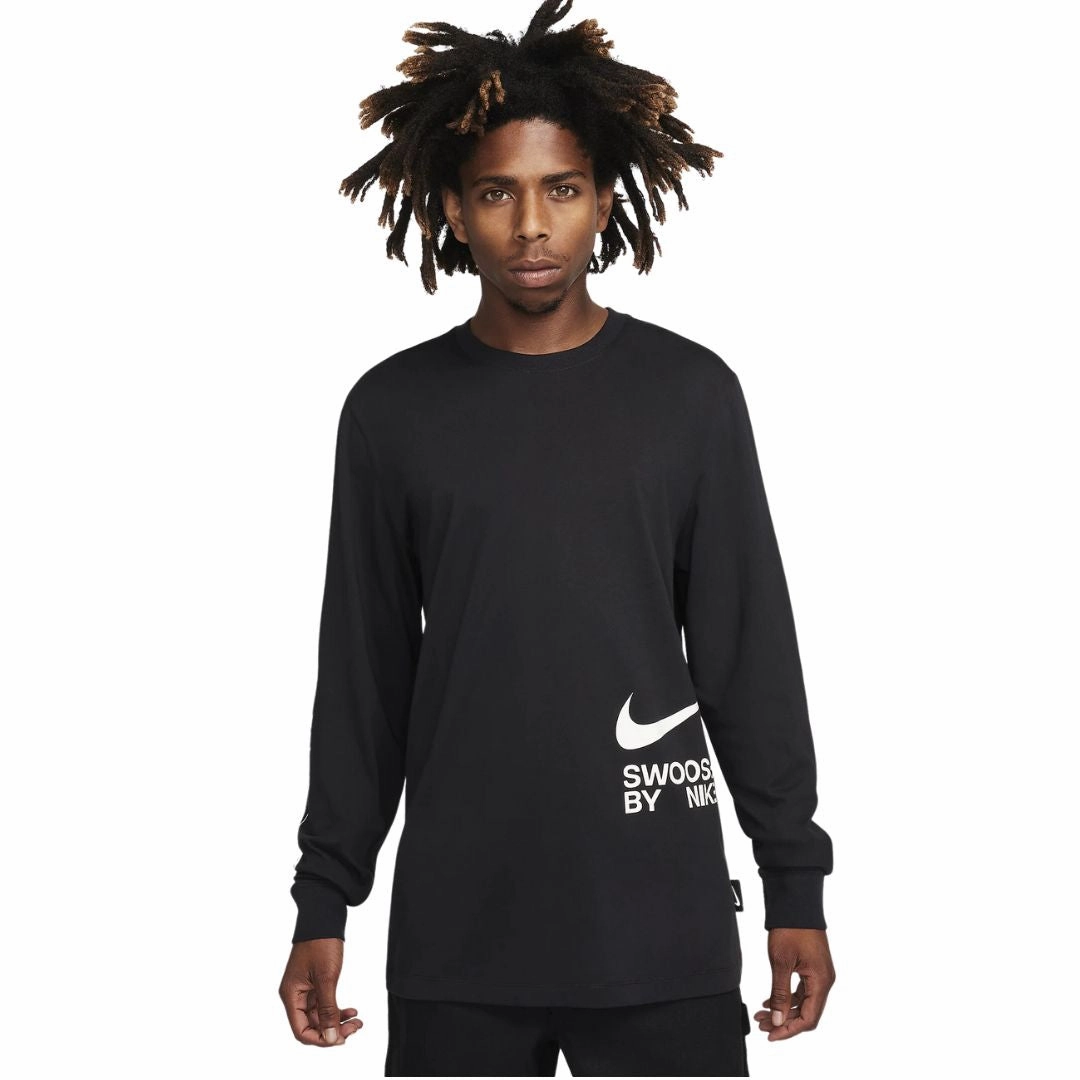Relaxed Design Minimalist fashion Sportswear Big Swoosh T-shirts