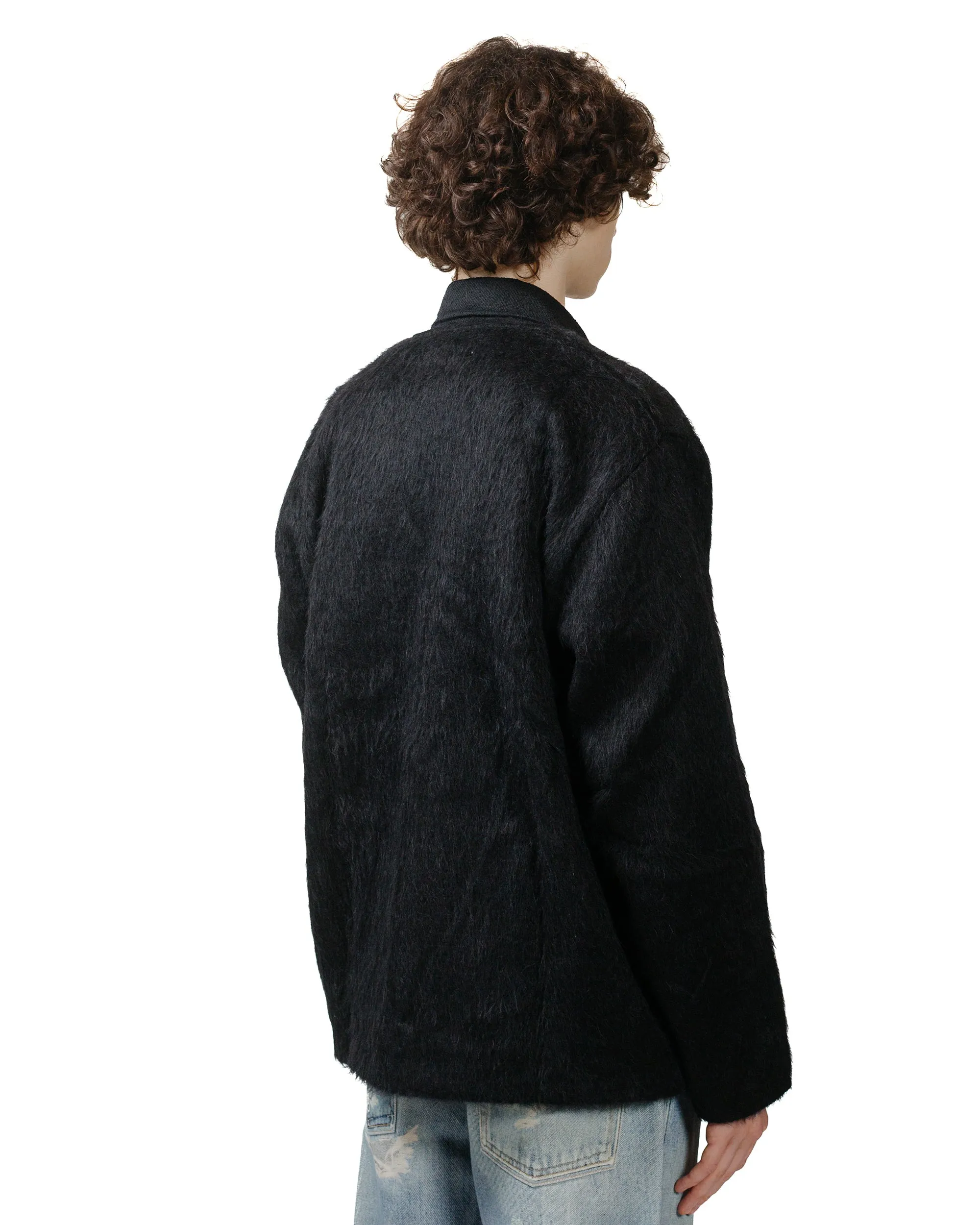 Our Legacy Cardigan Black Mohair Smart Layer