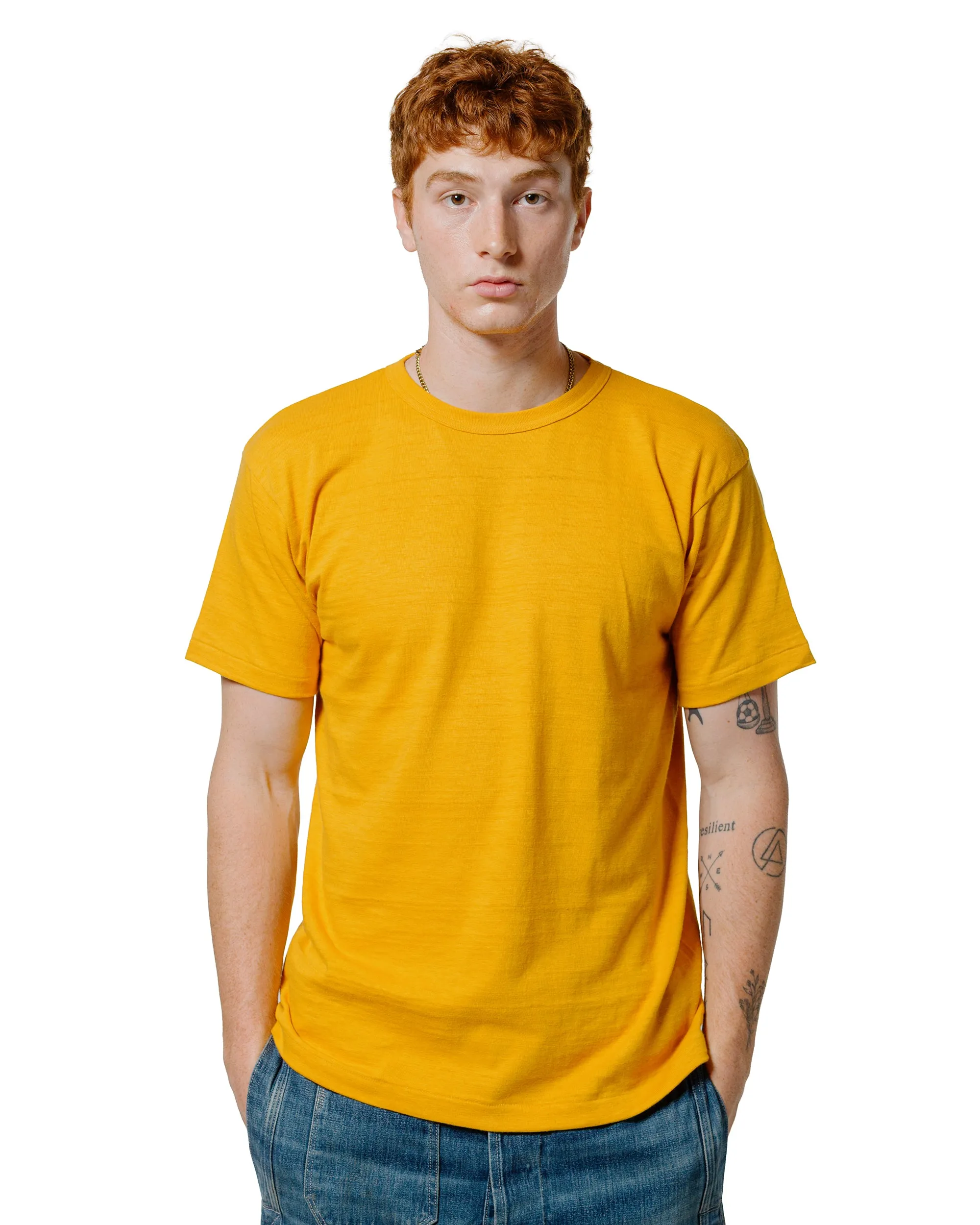 On-the-Go Comfort Easy Look Warehouse Lot. JG-CS06 Standard T-Shirt Deep Gold