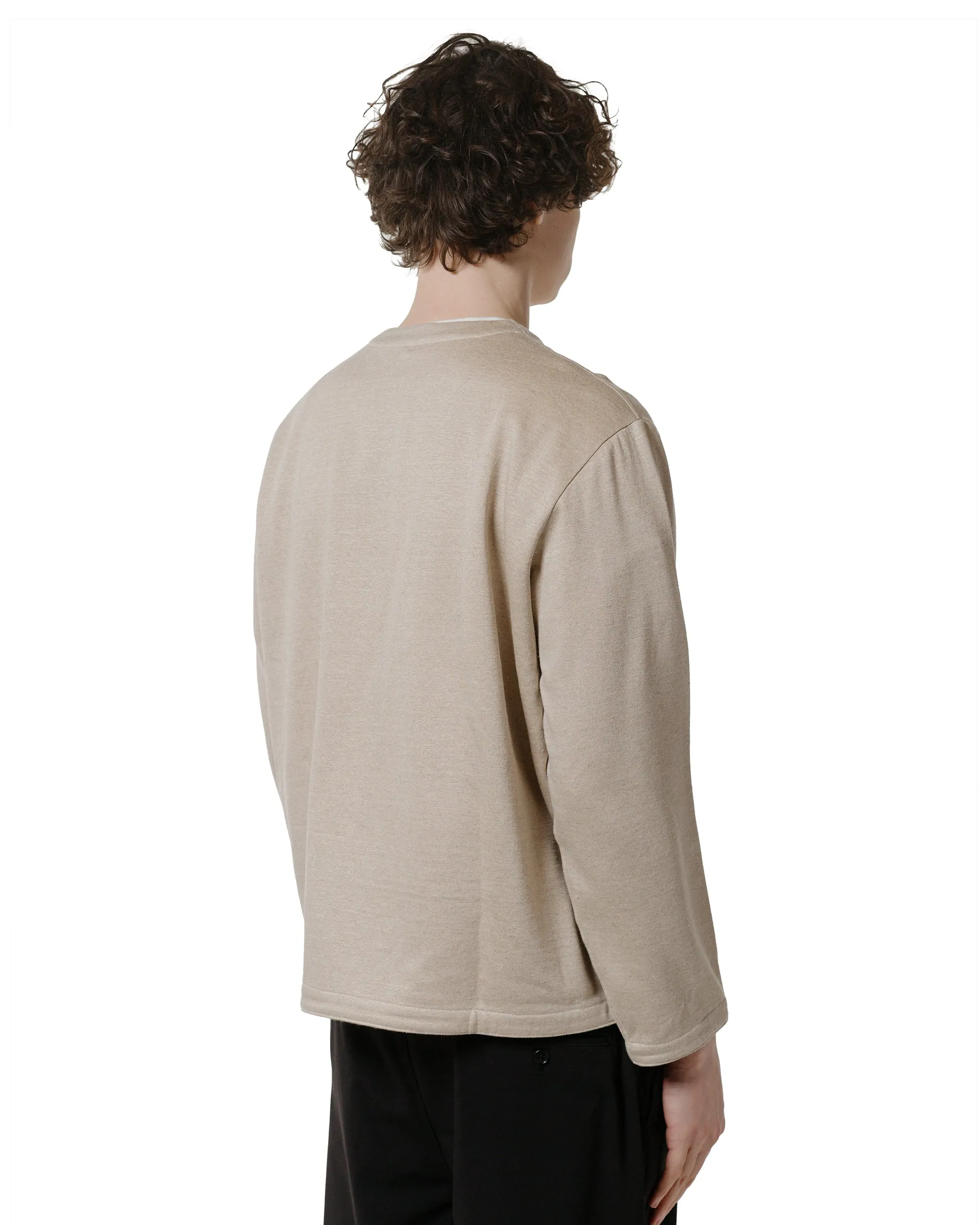 Breathable Design anti pill coating Lady White Co. V Neck Sweater Natural