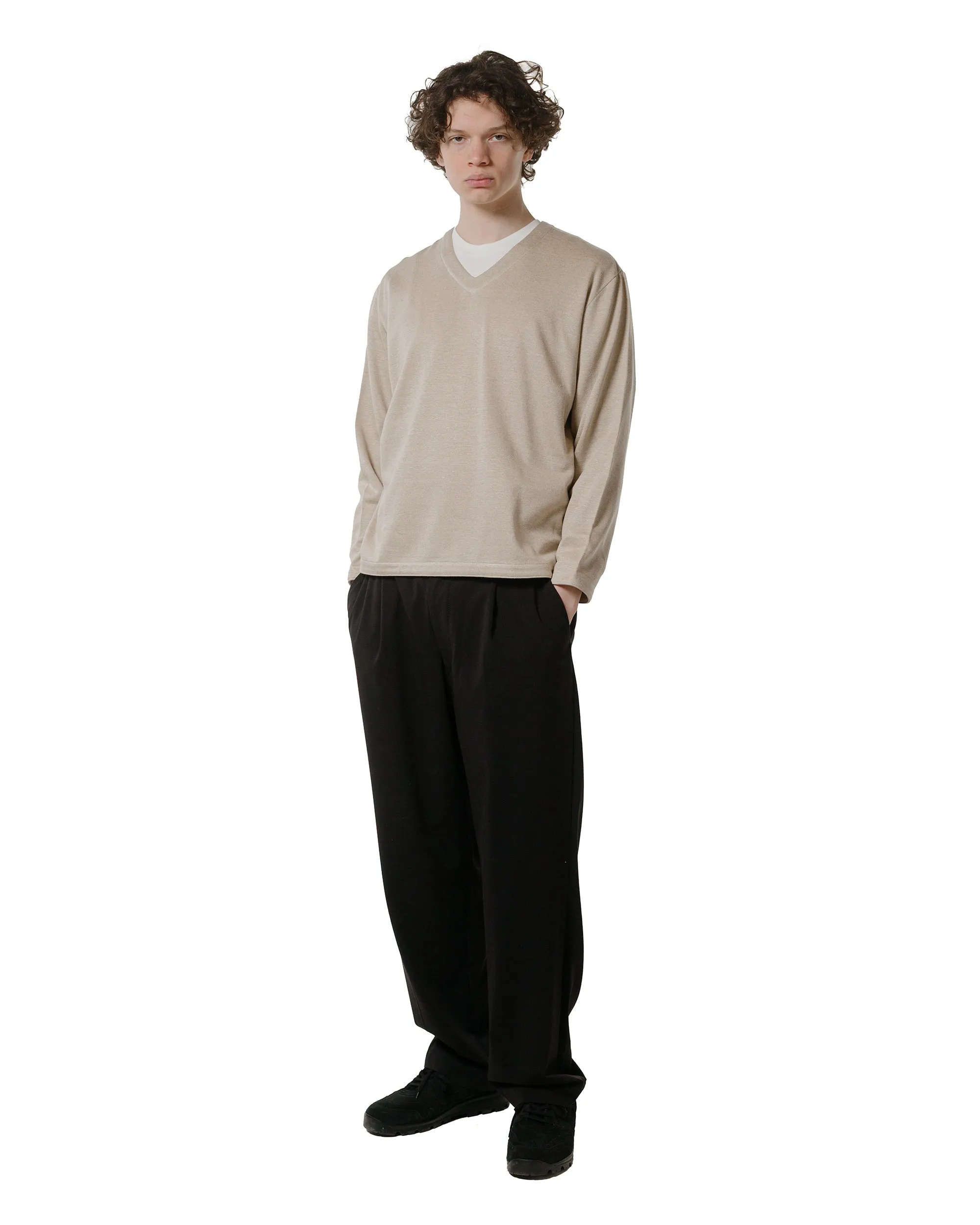 Lady White Co. V Neck Sweater Natural Home Wear right for spring