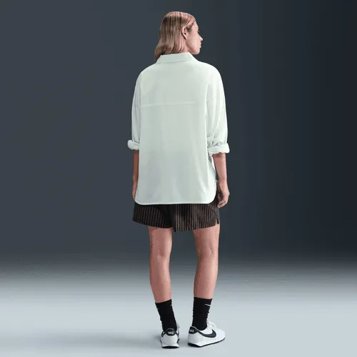 Outdoor Wear Focus Mood Nike "Mid Rise Loose Striped Shorts" W - Black / Thunder Grey