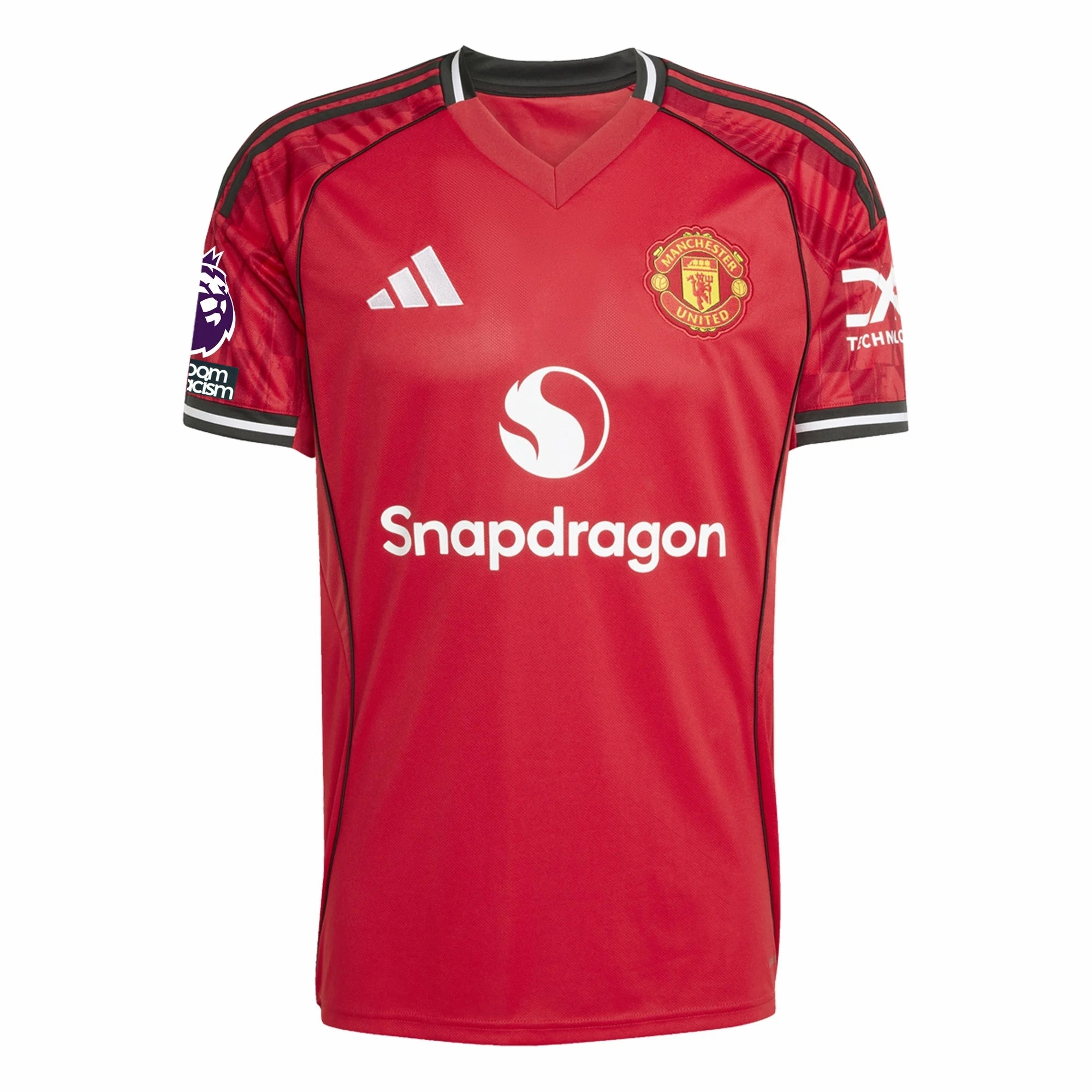 adidas Mbeumo Men's Manchester United Home Jersey 25/26 w/ EPL   NRFR Patches (Red) Abrasion Resistant Surface Hollow Core Fiber