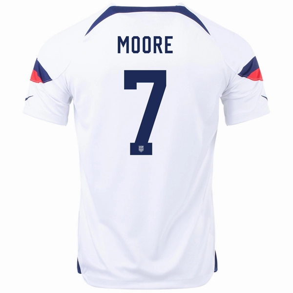 Energy Gear Nike United States Shaq Moore Home Jersey 22/23 (White/Loyal Blue)