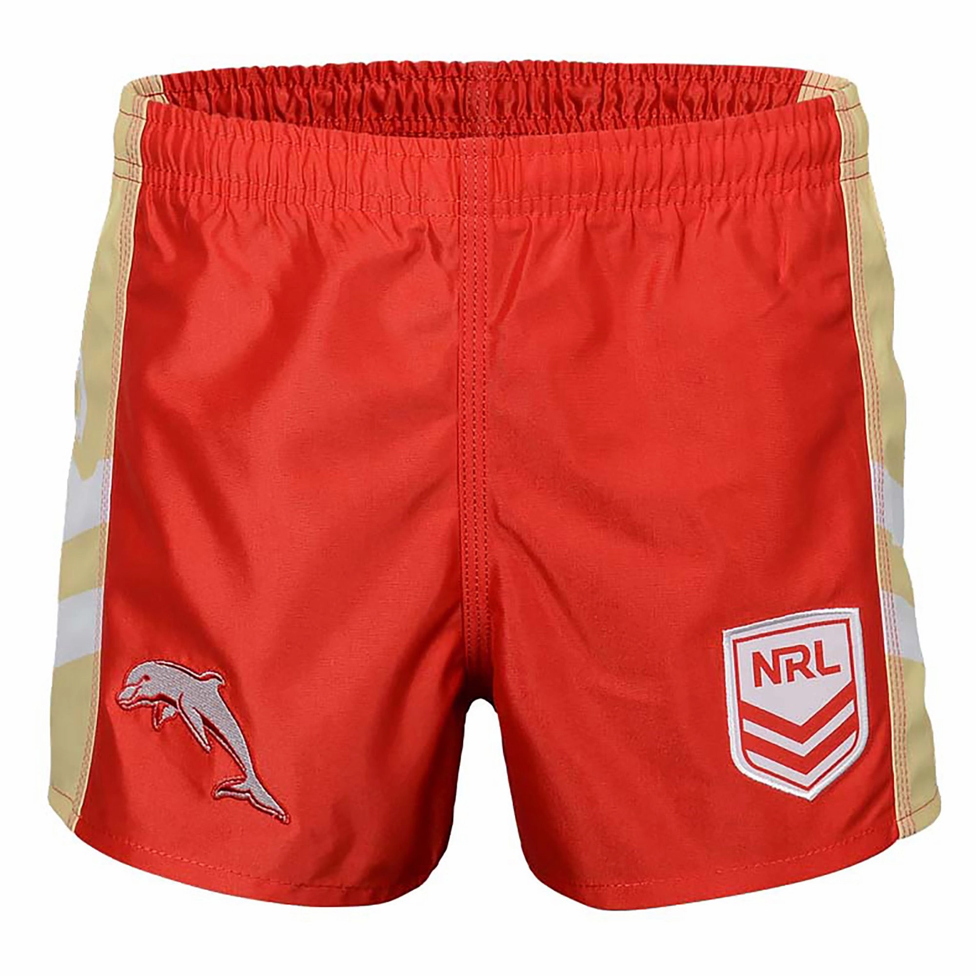 Multipurpose Sports Gear Moisture Transfer Men's NRL Redcliffe Dolphins Supporter Shorts