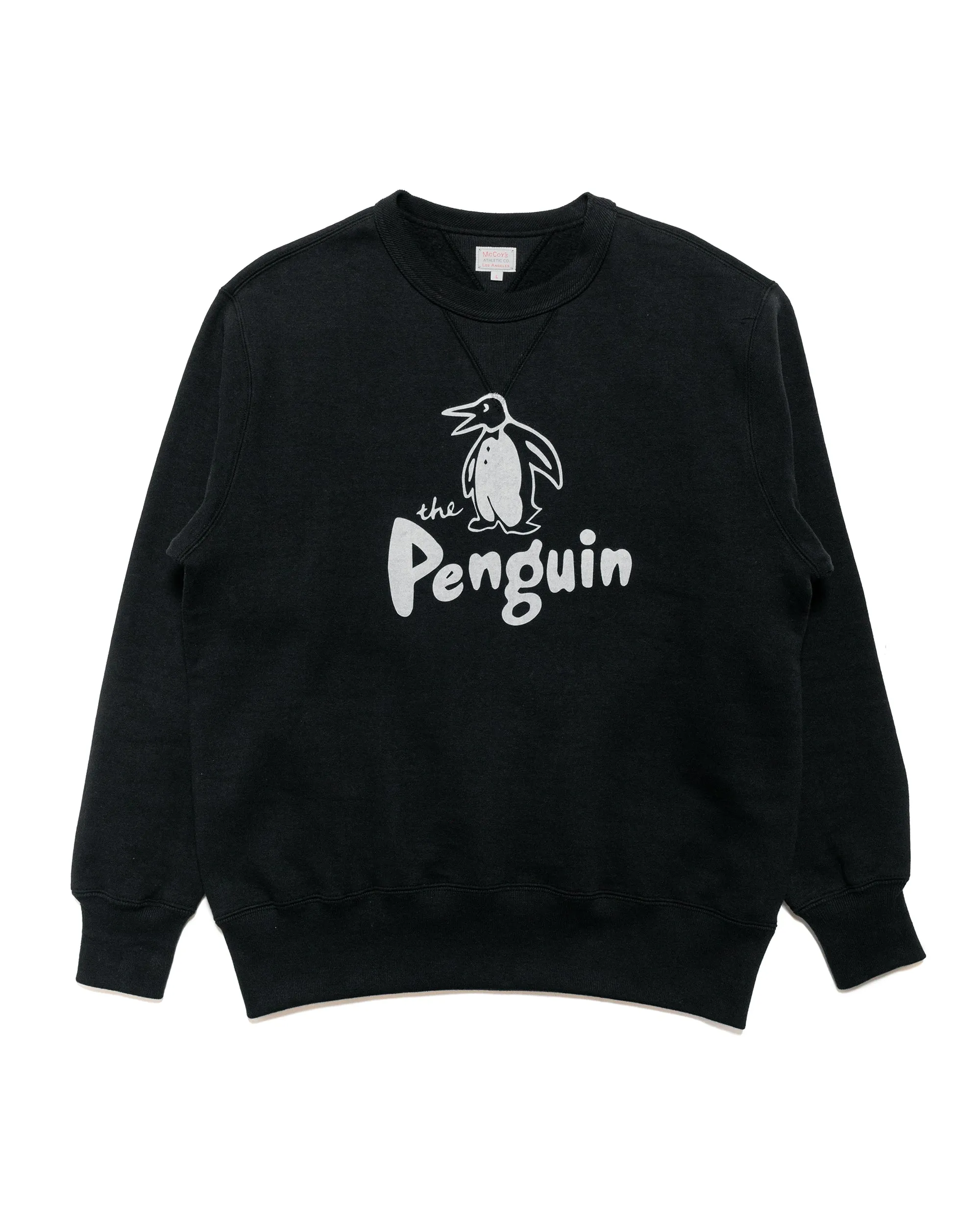 product mass produced efficiency The Real McCoy??s MC24125 Loopwheel Sweatshirt / Penguin Black