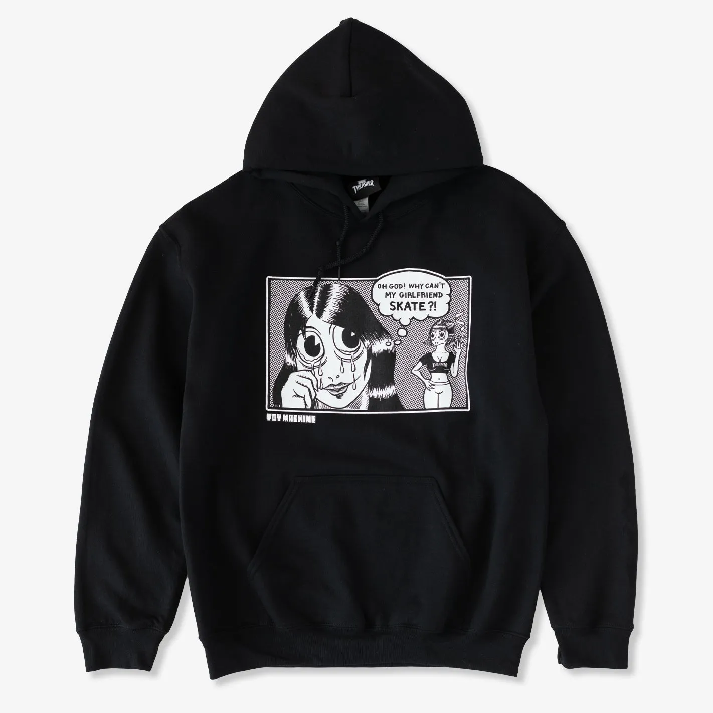 hook accents Toy Machine Girlfriend Hoodie (Black)