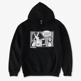 hook accents Toy Machine Girlfriend Hoodie (Black)