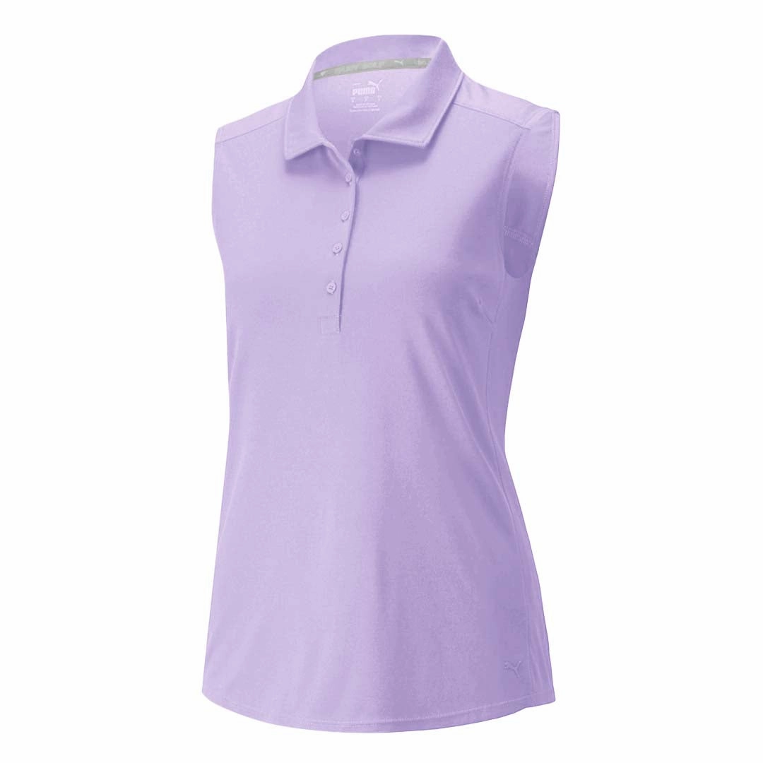 warm weather Hydrophobic Edge Taping Puma - Women's Gamer Sleeveless Polo (532990 23)