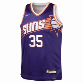 Junior's NBA Phoenix Suns Kevin Durant Icon Swingman Jersey Compact Knit Structure